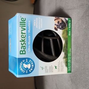 Baskerville dog muzzle size 2 black